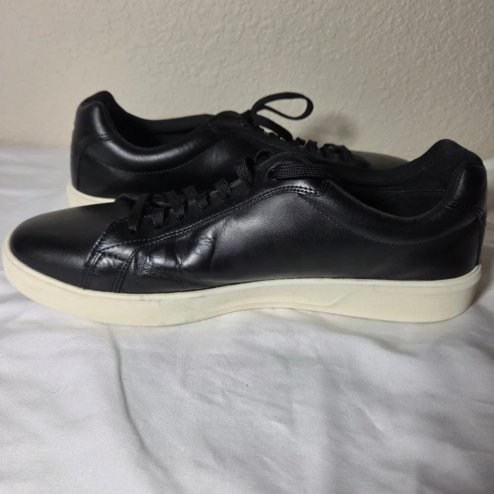 Cole Haan Mens Grand Crosscourt Black Leather Sneakers C40224 Size 14 M